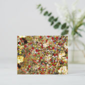 Carte Postale Papier peint Grunge vintage (Debout devant)