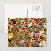 Carte Postale Papier peint Grunge vintage (Devant / Derrière)