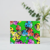 Carte Postale Papier peint Ladybug (Debout devant)