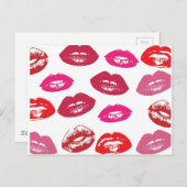 Carte Postale Papier peint lustré Arrière - plan (Devant / Derrière)