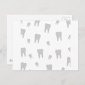 Carte Postale Papier peint pour dentiste (Devant / Derrière)