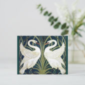 Carte Postale Papier peint Swan and Rush et Iris TBA décerné (Debout devant)