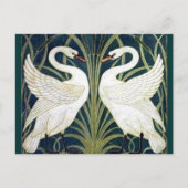 Carte Postale Papier peint Swan and Rush et Iris TBA décerné (Devant)
