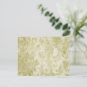 Carte Postale Papier peint vintage (Debout devant)