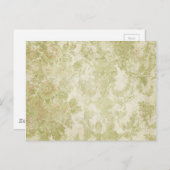 Carte Postale Papier peint vintage (Devant / Derrière)