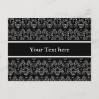 Papier peint vintage Damask - blanc + votre dossie