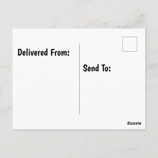 Carte Postale Papier toilette avec dessin de chapeau d'anniversa (Dos)