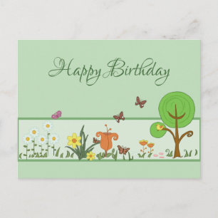 Carte Postale Papierfrühling