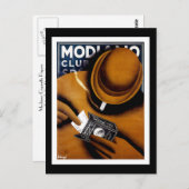 Carte Postale Papiers à cigarettes Modiano (Devant / Derrière)