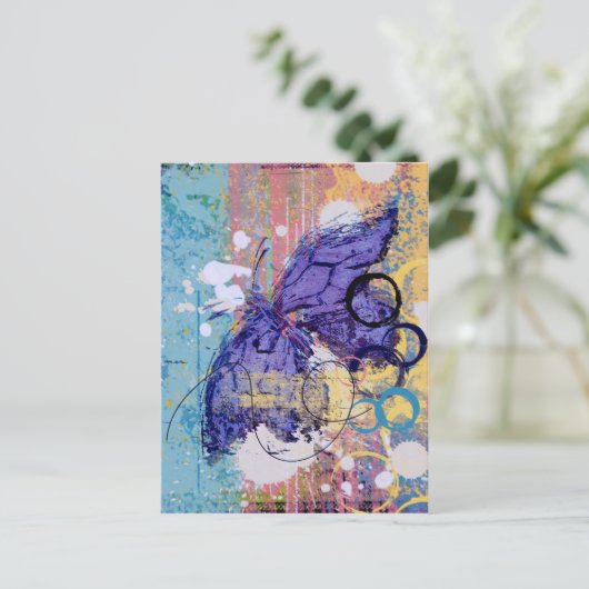 Carte Postale Papillon (Debout devant)