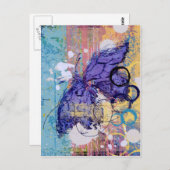 Carte Postale Papillon (Devant / Derrière)