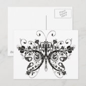 Carte Postale Papillon (Devant / Derrière)