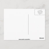 Carte postale papillon (Dos)