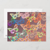Carte Postale papillon (Devant / Derrière)