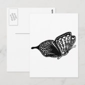 Carte Postale Papillon (Devant / Derrière)