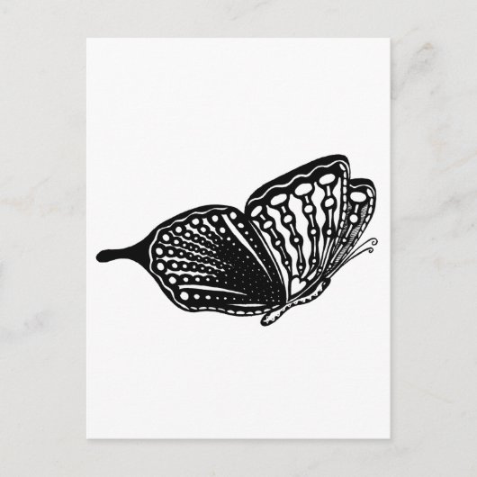 Carte Postale Papillon (Devant)