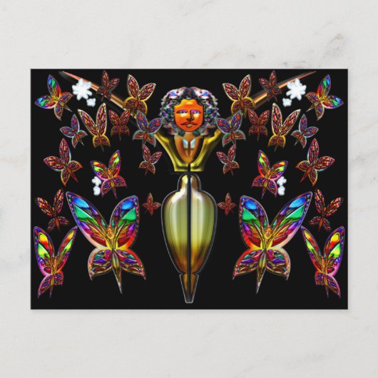 Carte postale Papillon (Devant)