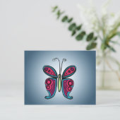 Carte Postale papillon (Debout devant)