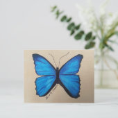 Carte postale papillon (Debout devant)
