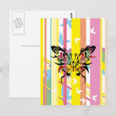 Carte Postale Papillon (Devant / Derrière)