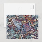 CARTE POSTALE PAPILLON (Devant / Derrière)