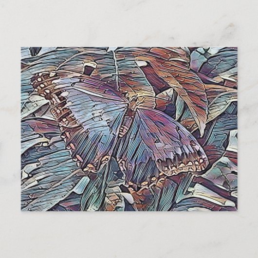 CARTE POSTALE PAPILLON (Devant)