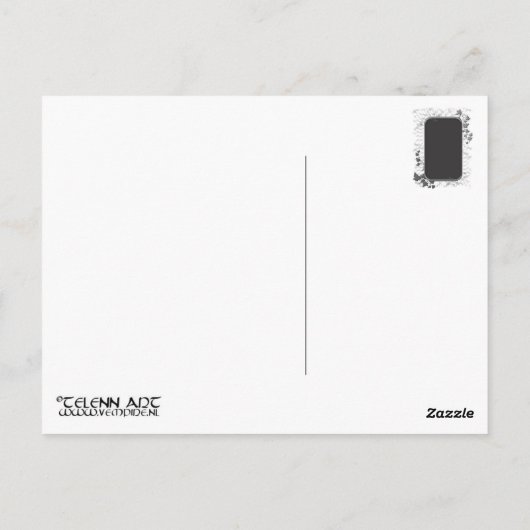 Carte Postale Papillon (Dos)