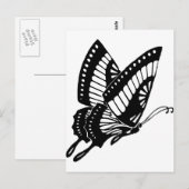 Carte Postale Papillon (Devant / Derrière)