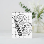 Carte postale papillon (Debout devant)