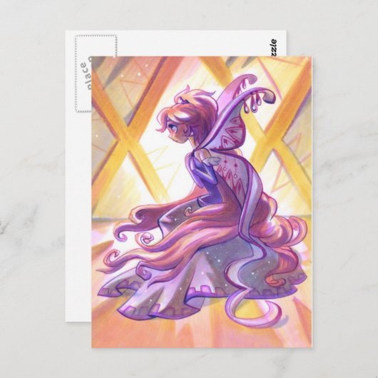 Carte Postale papillon (Devant / Derrière)