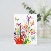 Carte Postale papillon (Debout devant)