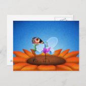 Carte Postale Papillon (Devant / Derrière)