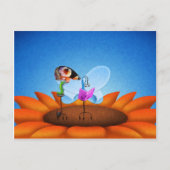 Carte Postale Papillon (Devant)