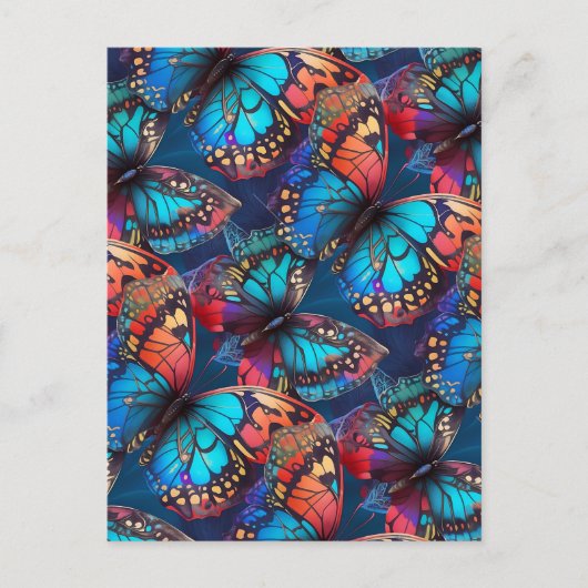 Carte Postale papillon (Devant)