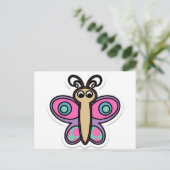 Carte Postale papillon (Debout devant)