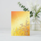 Carte postale papillon (Debout devant)
