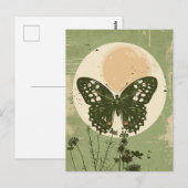 Carte Postale Papillon (Devant / Derrière)
