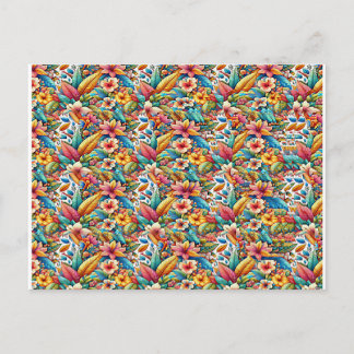 Carte Postale Papillon 1 Stéréogramme Magic Eye - Sans Enveloppe