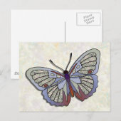 Carte Postale Papillon - 34 (Devant / Derrière)