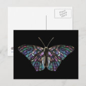 Carte postale Papillon-5 (Devant / Derrière)
