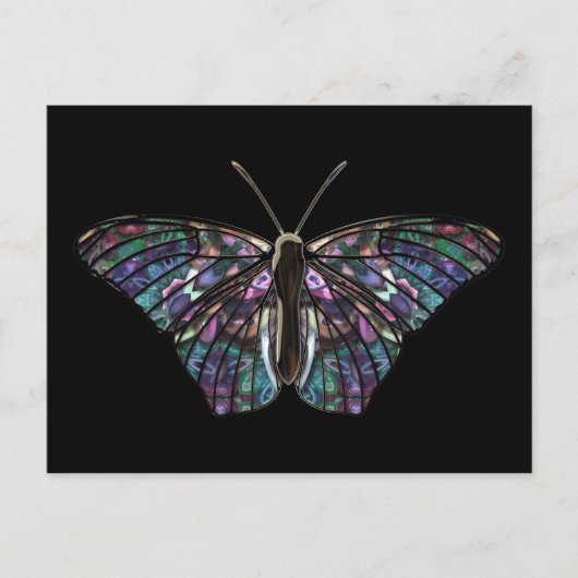 Carte postale Papillon-5 (Devant)