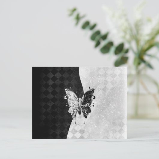 Carte Postale Papillon à deux tons (Debout devant)