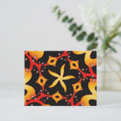 Carte postale papillon abstrait (Debout devant)