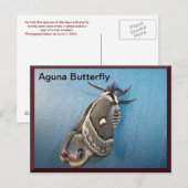 Carte postale Papillon Aguna #2 (Devant / Derrière)