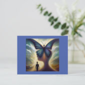 Carte Postale Papillon animal Spirit 1 (Debout devant)