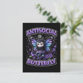 Carte Postale Papillon Antisocial (Debout devant)