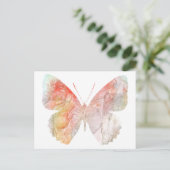 Carte Postale Papillon aquarelle 2 (Debout devant)