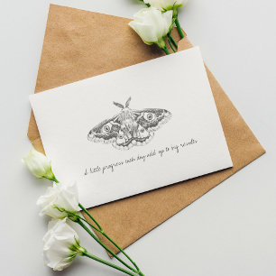 Carte Postale Papillon aquarelle vintage Monarch
