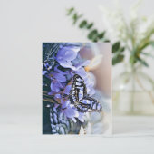 Carte Postale Papillon bleu (Debout devant)