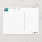 Carte Postale Papillon bleu-vert (Dos)